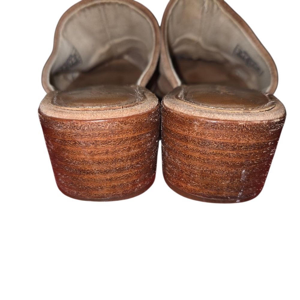 Soludos Tan Suede Venetian Mule Clog Size 6 Women's - Picture 3 of 9